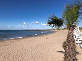 Beach at vias 1km away