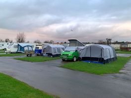 This was my friend, and he’s green and white camper normally travelled together