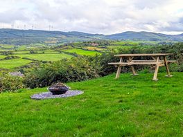 Enjoy expansive views of rolling West Cork hills