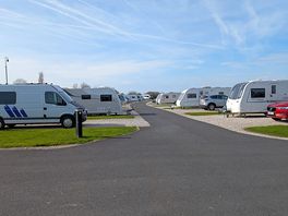 View of caravans