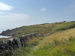 The edge of the golf course