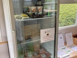 Fridge selling local produce