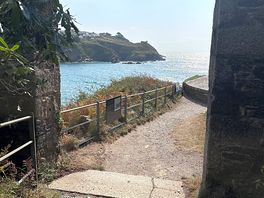 View of readymoney cove from st catherine’s castke