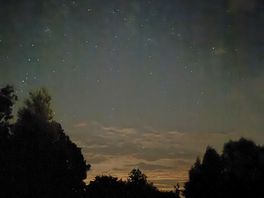 The sky at night