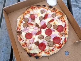 Pizza from snack shack