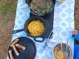 Enjoyed our first brunch at clifftops camping site.