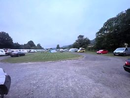 Site viewed from toilet shower block