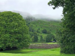 Misty morning hills
