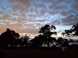 A view at dusk