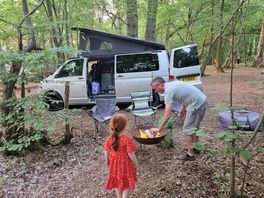 Parked up and ready for a campfire