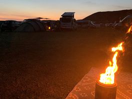 Fire pit.