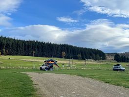 View of the tent pitches