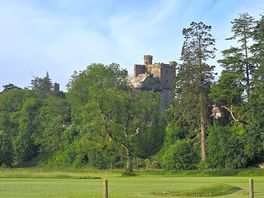Hoddom castle from the golf course
