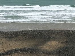 Wet and windy tywyn beach!