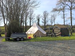 Spacious non electric hook-up pitches