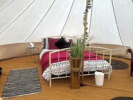 Tent on arrival