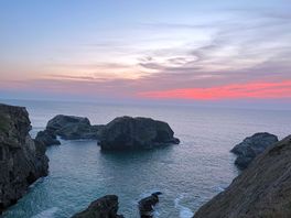 Walking path - sunset view