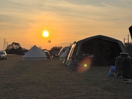 A beautiful sunset at the end of a wonderful day