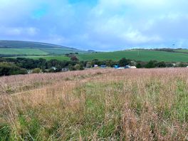 Views over campsite.