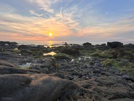 Beautiful views on the bottom beach