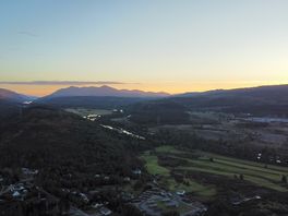 View of the mountains