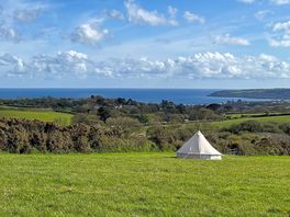 Sunset bell tent