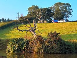 Pitch from other side of the lake
