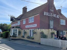 Front of pub.