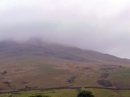 View with low cloud.