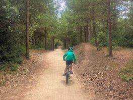 Vendée vélo cycle track right outside campsite stretches all the way down the coast.