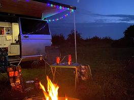 Fire pits on site