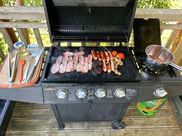 Breakfast on bbq