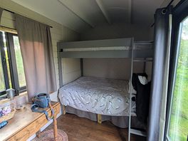 The double bunk inside.