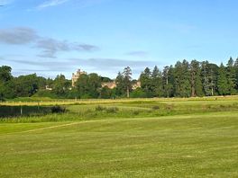 Hoddom castle from the golf course