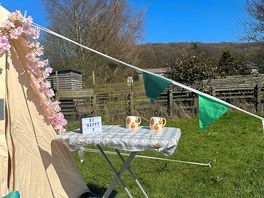 First time new bell tent