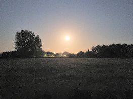 Big moon on a clear night