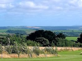 From golf course