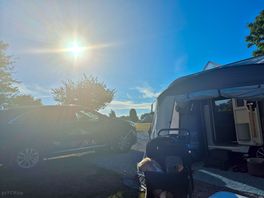 A relaxing sunny early evening
