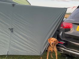Her first camping trip