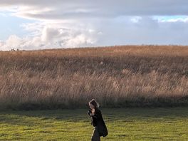 My partner loving the sunset
