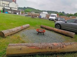 Firepit and seating