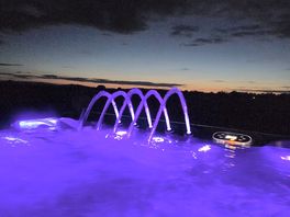 Evenung hot tub