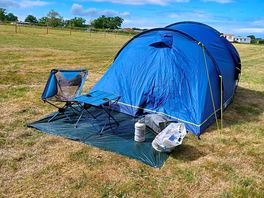 My 1st time pitching a tent