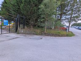 Camping pitches next to water treatment works