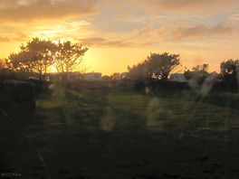 Sun setting