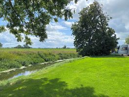 View from caravan pitch at lake side