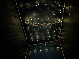 Beautiful lighting for a night time visit to the facilities
