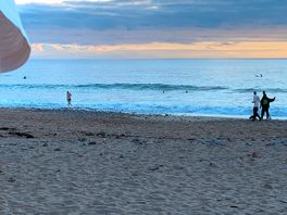 Down on the beach
