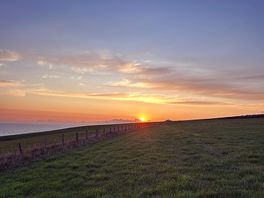 Sunrise view from camper