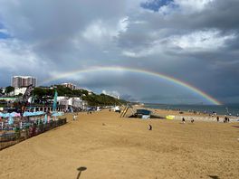 View at bournemouth pier